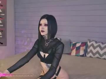 velvetrixx — GOAL: take off bra for 7 min [240 tokens remaining] I'm here to awaken your deepest desires #goth #skinny #longnails #new #makeup
